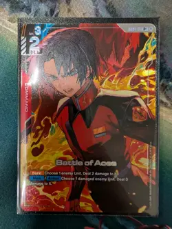 Gundam Card Game Battle Of Aces GD01-111 R+ Alt Art NM English - Image 1