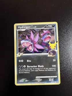 Pokemon TCG Hydreigon C lv.61 SWSH138 Celebrations Black Star Promo Card Holo NM - Image 1