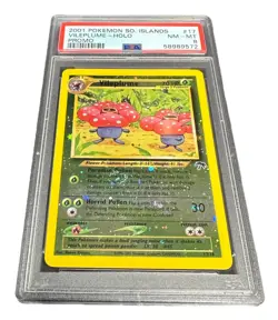 2001 Southern Islands Promo #17 Vileplume Holo PSA 8 Pokemon TCG Graded Card - Image 1