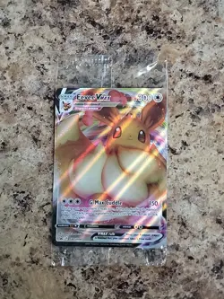 Eevee VMAX SWSH087 Shining Fates Black Star Promo Pokemon Card TCG - NM Sealed - Image 2