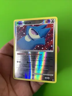 Munchlax 69/111 Boundaries Crossed Reverse Holo Komiya Pokemon Card LP+ - Image 3