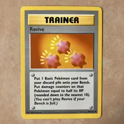 1999 Pokemon TCG Trainer Revive Card 89/102 Regular Uncommon Shadowless Base - Image 1