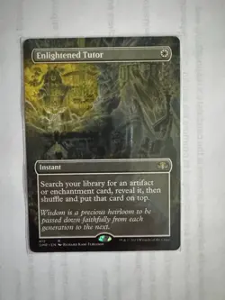 MTG - Enlightened Tutor - Borderless - Dominaria Remastered - NM - Image 1