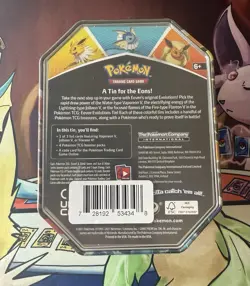 Pokemon TCG - Eevee Evolutions Tin Vaporeon V Brand New Factory Sealed - Image 2