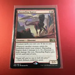 1x MARAUDING RAPTOR - M20 - MTG - Magic the Gathering - Image 1