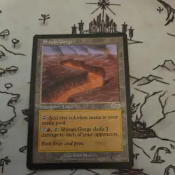 Shivan Gorge - Urza's Saga #326/335 MTG Magic The Gathering - Image 1