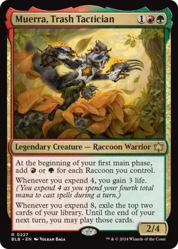 NM Muerra, Trash Tactician MTG, Bloomburrow, Magic the Gathering, 227 - Image 1