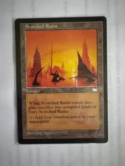 MTG - Scorched Ruins - Weatherlight - NM - Image 1