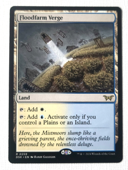 Magic The Gathering MTG: Floodfarm Verge-Duel Land NF (DSK) Rare 0259 - Image 1
