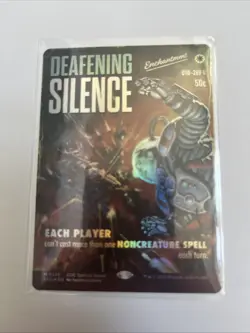 Deafening Silence NM Foil #120 MTG SPG Showcase Edge of Eternities - Image 1