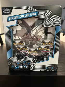 Pokemon TCG Scarlet & Violet Black Bolt Binder Collection - Image 1