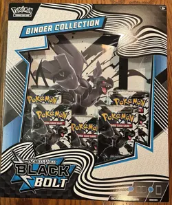 Pokemon TCG Scarlet & Violet Black Bolt Binder Collection - Image 1