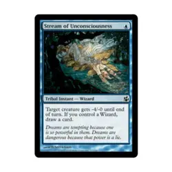 WOTC MtG Morningtide Stream of Unconsciousness (C) (Foil) EX - Image 1