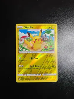 Pokemon Card Game Pikachu 30/111 Sm-Crimson Invasion Reverse Holo Common NM/M - Image 1