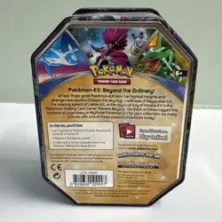 2015 Pokemon Kyogre EMPTY Collectors Tin Legends of Hoenn - Image 3