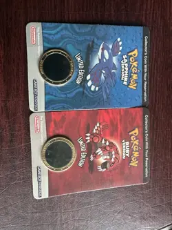 2003 Nintendo Pokemon Ruby And Sapphire Limited Edition Collector’s Coins - Image 4