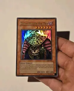 Yugioh Dark Ruler Ha Des LOD-001 Ultra Rare LP - Image 3