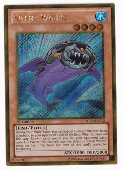 Yugioh Silent Wobby PGLD-EN013 Secret Rare 1st Ed - Image 1