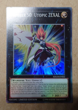 MACR-ENSE2 Number SO: Utopic ZEXAL Super Rare Limited Edition Yugioh - Image 1