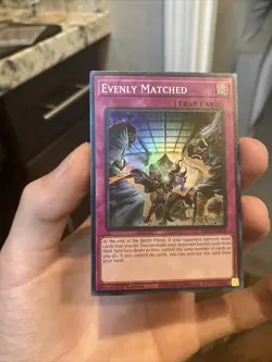 Yugioh Evenly Matched RA01-EN074 Super Rare 1st Edition NM - Image 3