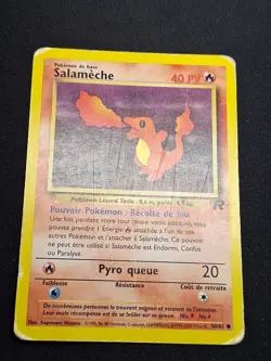 Salameche 50/82 Wizards Team Rocket Carte Pokemon FR - Image 3