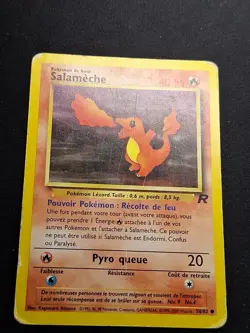 Salameche 50/82 Wizards Team Rocket Carte Pokemon FR - Image 4