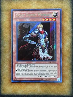 Yugioh Noble Knight Medraut CBLZ-EN081 Secret Rare LP - Image 1