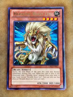 Yugioh Heraldic Beast Leo CBLZ-EN017 Rare NM - Image 1