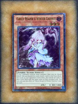 Yugioh Ghost Reaper & Winter Cherries OP20-EN001 Ultimate Rare LP - Image 1
