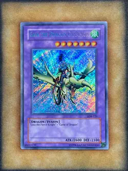 Yugioh Gaia the Dragon Champion LOB-125 Secret Rare 2017 Print NM - Image 1