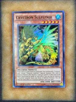 Yugioh Crystron Sulfefnir RATE-EN021 Super Rare 1st Ed NM - Image 1