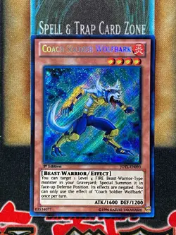 Yugioh Coach Soldier Wolfbark JOTL-EN093 Secret Rare 1st Ed LP - Image 1