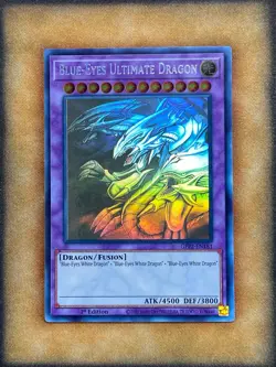 Yugioh Blue-Eyes Ultimate Dragon GFP2-EN181 Ghost Rare 1st Ed NM - Image 1