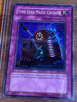 Type Zero Magic Crusher PSV-074 Pharaoh's Servant Unlimited Ed - Yugioh Card - Image 1