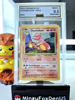 AGS 9.5 MINT+ 💎 Charmeleon HOLO #002/034 ENGLISH 2023 Pokemon TCG CLC Classic - Image 1