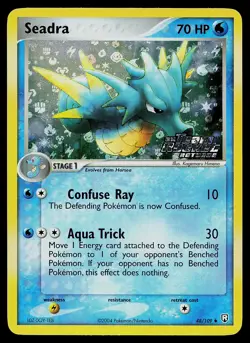 Pokemon Card - Seadra Team Rocket Returns 48/109 Reverse Holo Stamped - Image 1