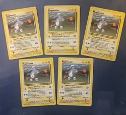 Evolutions Magnemite 5x Pokemon Cards Non Holo LP - Image 1