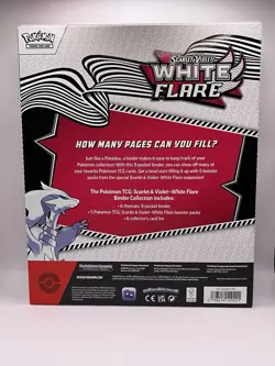 Pokemon TCG Scarlet and Violet White Flare Binder Collection - Image 2