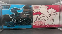Pokemon Center Black Bolt & White Flare Elite Trainer Box ETB Set w Plastic Case - Image 1