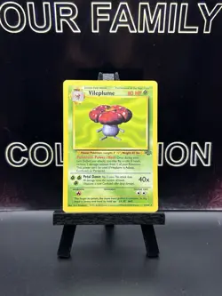 Vileplume 31/64 Jungle Unlimited - Non Holo Rare - WOTC -MP Pokemon Vintage - Image 1