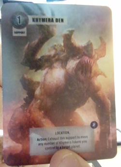 Warhammer Conquest LCG Khymera Den Fan Art Promo Card - Image 1
