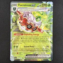 Pokemon TCG Forretress ex 005/193 SV02: Paldea Evolved Double Rare Holo Card - Image 1