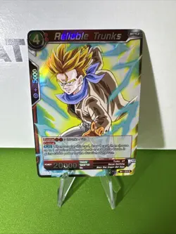 Reliable Trunks BT3-010 Rare Foil Dragon Ball Super Card TCG CCG LP - Image 1
