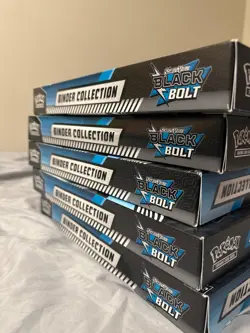Pokemon TCG Scarlet And Violet Black Bolt Binder Collection - Image 2