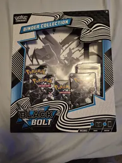 Pokemon TCG Scarlet And Violet Black Bolt Binder Collection - Image 1