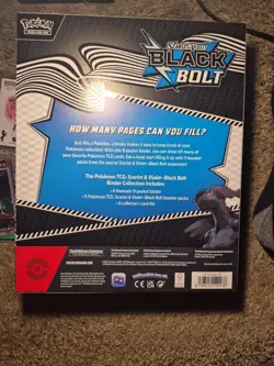 Pokemon TCG Scarlet And Violet Black Bolt Binder Collection - Image 3