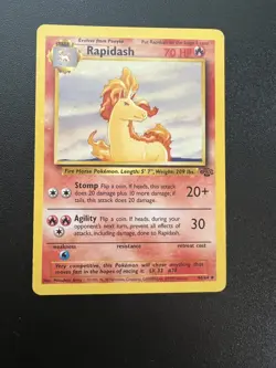 Rapidash 44/64 Uncommon Jungle Vintage Pokemon Card Near Mint NM WOTC Fast Ship - Image 1