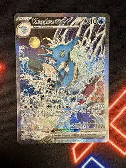 Kingdra ex 131 and Greninja ex 132 Pokemon Scarlet & Violet Promo Set English - Image 2