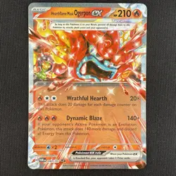 Pokemon TCG Hearthflame Mask Ogerpon ex 040/167 Twilight Masquerade Holo Card - Image 1