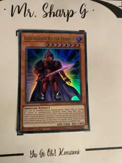 LEGENDARER RITTER HERMOS - 1. AUFLAGE DLCS-DE003 DE Yu-Gi-Oh! CARD ULTRA RARE - Image 3